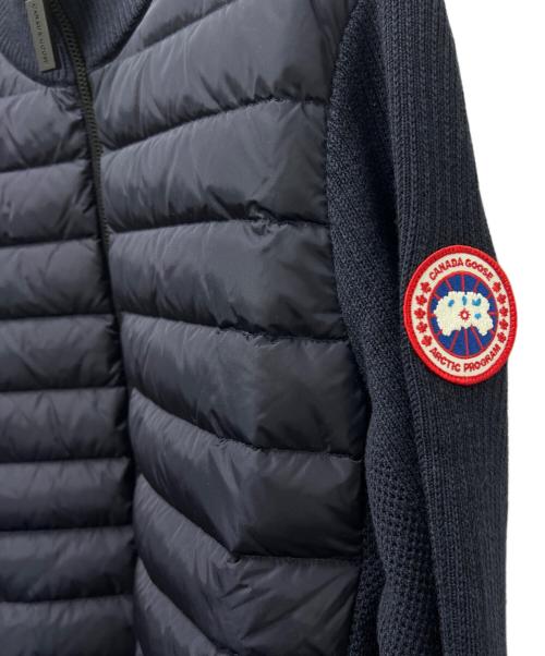 CANADA GOOSE（カナダグース）CANADA GOOSE (カナダグース) HyBridge Knit Jacket ネイビー サイズ:Mの古着・服飾アイテム