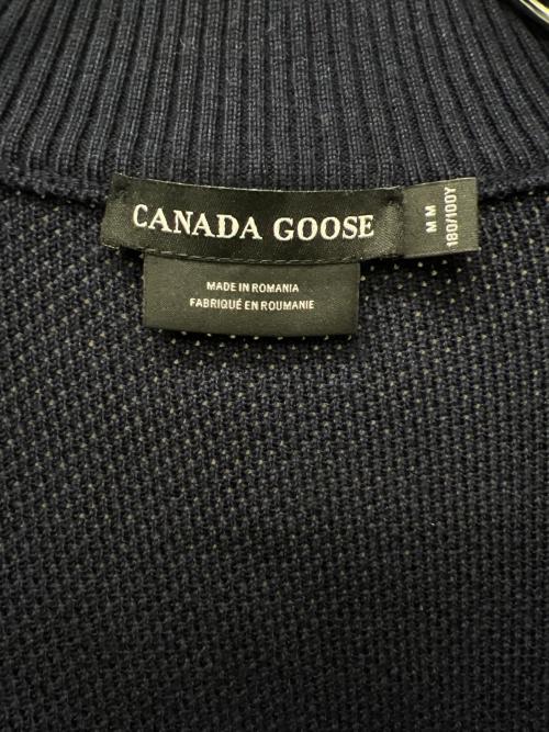 CANADA GOOSE（カナダグース）CANADA GOOSE (カナダグース) HyBridge Knit Jacket ネイビー サイズ:Mの古着・服飾アイテム