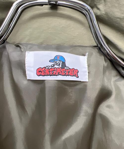 centimeter（センチメーター）centimeter (センチメーター) 中綿ジャケット オリーブ サイズ:Mの古着・服飾アイテム