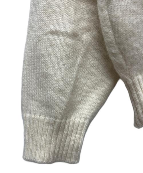 stussy（ステューシー）stussy (ステューシー) モヘヤ混ニット ホワイト サイズ:ＸＬの古着・服飾アイテム