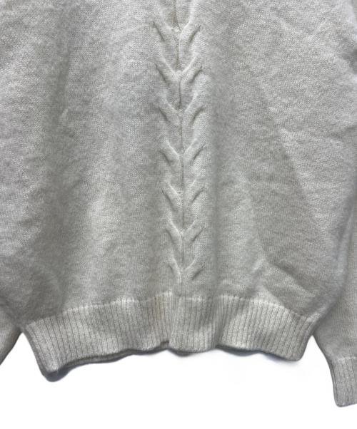 stussy（ステューシー）stussy (ステューシー) モヘヤ混ニット ホワイト サイズ:ＸＬの古着・服飾アイテム