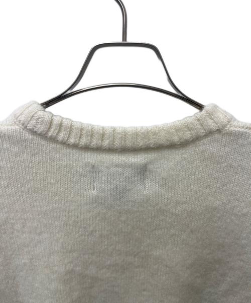 stussy（ステューシー）stussy (ステューシー) モヘヤ混ニット ホワイト サイズ:ＸＬの古着・服飾アイテム