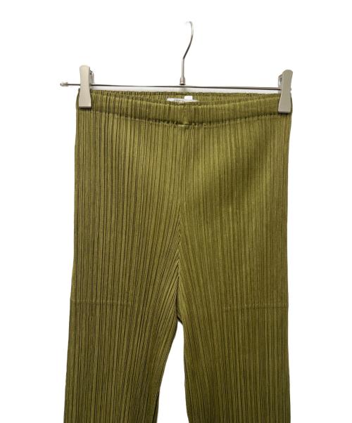 PLEATS PLEASE（プリーツプリーズ）PLEATS PLEASE (プリーツプリーズ) プリーツパンツ カーキ サイズ:２の古着・服飾アイテム