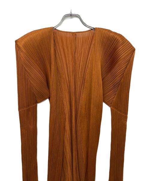 PLEATS PLEASE（プリーツプリーズ）PLEATS PLEASE (プリーツプリーズ) カーディガン オレンジ サイズ:４の古着・服飾アイテム