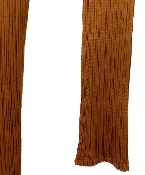 PLEATS PLEASE（プリーツプリーズ）PLEATS PLEASE (プリーツプリーズ) カーディガン オレンジ サイズ:４の古着・服飾アイテム