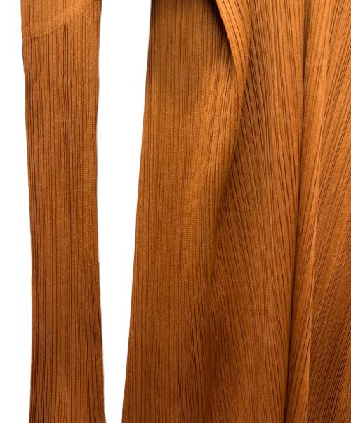 PLEATS PLEASE（プリーツプリーズ）PLEATS PLEASE (プリーツプリーズ) カーディガン オレンジ サイズ:４の古着・服飾アイテム