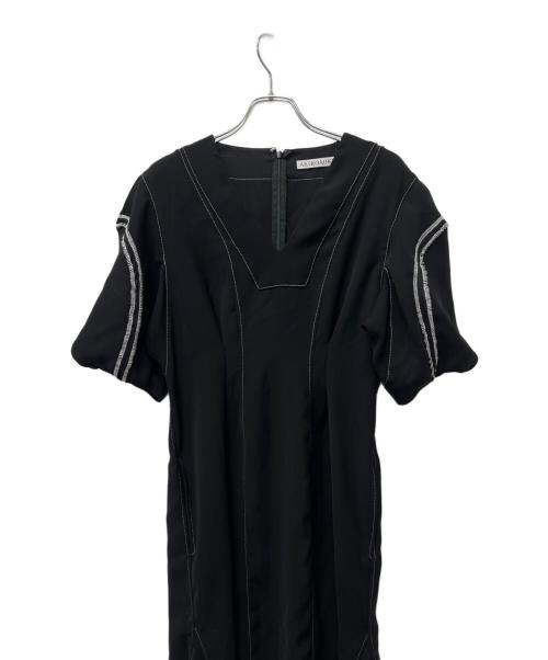 AKIKOAOKI（アキコアオキ）AKIKOAOKI (アキコアオキ) Heads tail dress ブラック サイズ:FREEの古着・服飾アイテム