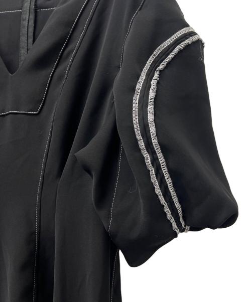 AKIKOAOKI（アキコアオキ）AKIKOAOKI (アキコアオキ) Heads tail dress ブラック サイズ:FREEの古着・服飾アイテム