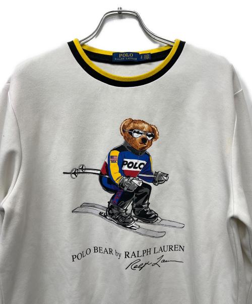 POLO RALPH LAUREN（ポロ・ラルフローレン）POLO RALPH LAUREN (ポロ・ラルフローレン) スウェット ホワイト サイズ:Ｓの古着・服飾アイテム