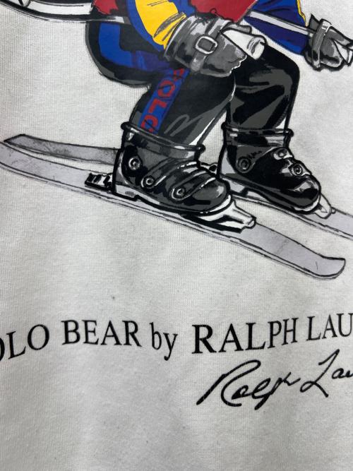 POLO RALPH LAUREN（ポロ・ラルフローレン）POLO RALPH LAUREN (ポロ・ラルフローレン) スウェット ホワイト サイズ:Ｓの古着・服飾アイテム