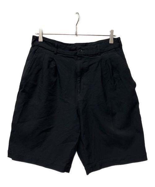 BLACK COMME des GARCONS（ブラックコムデギャルソン）BLACK COMME des GARCONS (ブラックコムデギャルソン) ハーフパンツ ブラック サイズ:Ｓの古着・服飾アイテム