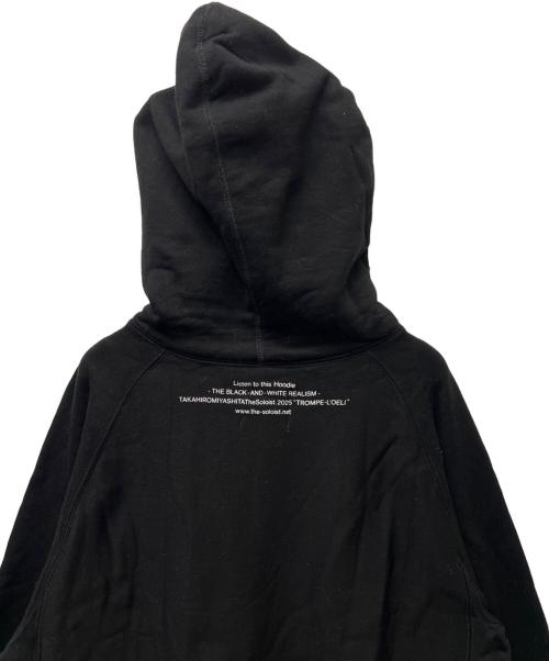 TAKAHIROMIYASHITA TheSoloIst.（タカヒロミヤシタ ザソロイスト）TAKAHIROMIYASHITA TheSoloIst. (タカヒロミヤシタ ザソロイスト) トロンプルイユタキシードオーバーサイズドフーディー ブラック サイズ:５２の古着・服飾アイテム
