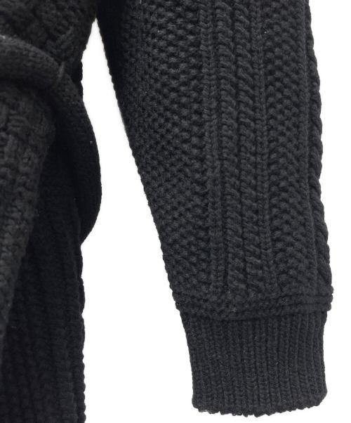 TAKAHIROMIYASHITA TheSoloIst.（タカヒロミヤシタ ザソロイスト）TAKAHIROMIYASHITA TheSoloIst. (タカヒロミヤシタ ザソロイスト) フィッシャーマンズガウンセーター ブラック サイズ:４８の古着・服飾アイテム