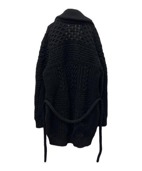 TAKAHIROMIYASHITA TheSoloIst.（タカヒロミヤシタ ザソロイスト）TAKAHIROMIYASHITA TheSoloIst. (タカヒロミヤシタ ザソロイスト) フィッシャーマンズガウンセーター ブラック サイズ:４８の古着・服飾アイテム