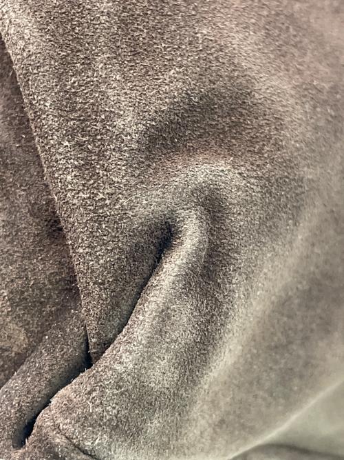 PRADA（プラダ）PRADA (プラダ) スウェードハンドバッグ ブラウンの古着・服飾アイテム