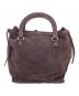PRADA (プラダ) スウェードハンドバッグ ブラウン：18000円