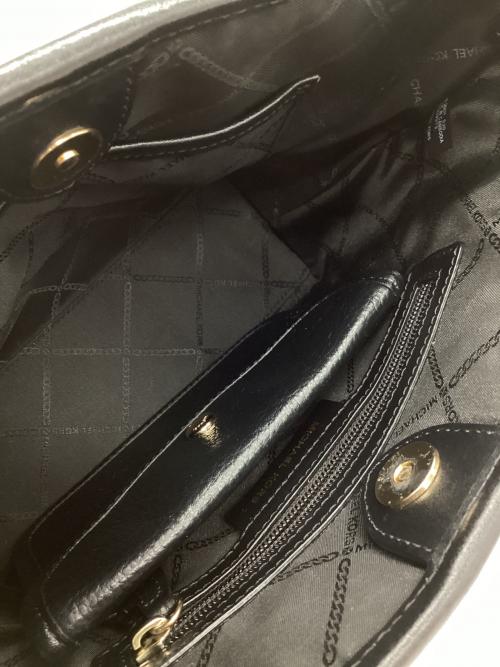 MICHAEL KORS（マイケル・コース）MICHAEL KORS (マイケル・コース) 2WAYショルダーバッグ ブラックの古着・服飾アイテム