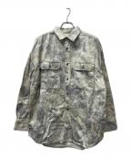 N.HOOLYWOODエヌ ハリウッド）の古着「長袖シャツ」｜グレー×ホワイト