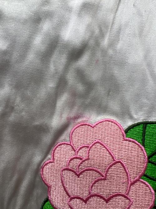 ALLY & DIA（アリーアンドダイア）ALLY & DIA (アリーアンドダイア) REVERSIBLE SOUVENIR JACKET アイボリー×ブラック サイズ:ＸＬの古着・服飾アイテム