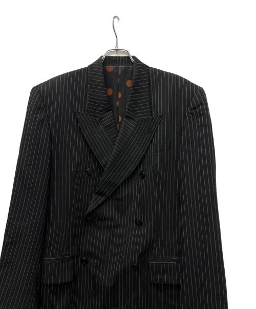 Jean Paul GAULTIER（ジャンポールゴルチェ）Jean Paul GAULTIER (ジャンポールゴルチェ) ダブルジャケット ブラック サイズ:４８の古着・服飾アイテム