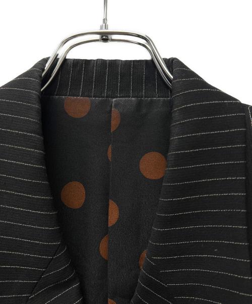 Jean Paul GAULTIER（ジャンポールゴルチェ）Jean Paul GAULTIER (ジャンポールゴルチェ) ダブルジャケット ブラック サイズ:４８の古着・服飾アイテム