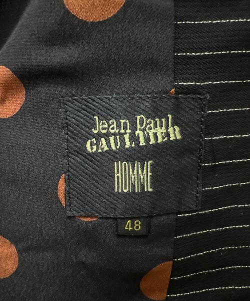 Jean Paul GAULTIER（ジャンポールゴルチェ）Jean Paul GAULTIER (ジャンポールゴルチェ) ダブルジャケット ブラック サイズ:４８の古着・服飾アイテム