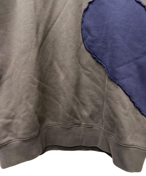 NKNIT（ンニット）NKNIT (ンニット) pattern pullover sweat グレーの古着・服飾アイテム