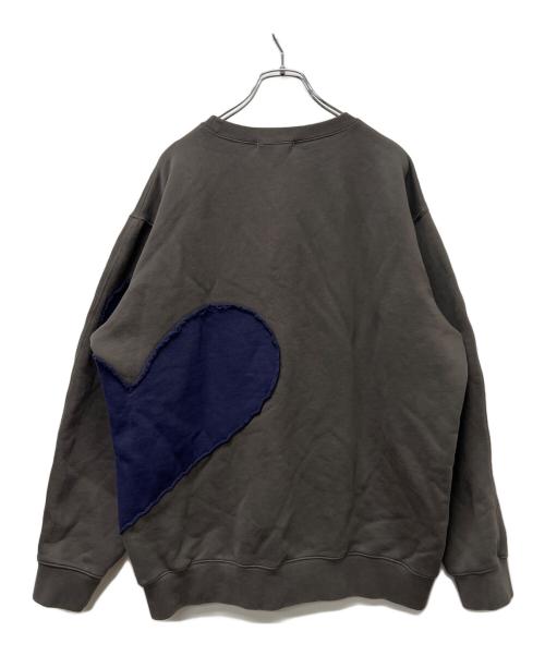 NKNIT（ンニット）NKNIT (ンニット) pattern pullover sweat グレーの古着・服飾アイテム