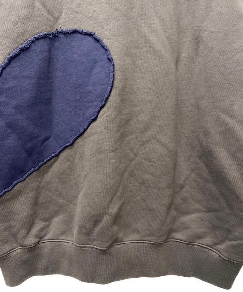 NKNIT（ンニット）NKNIT (ンニット) pattern pullover sweat グレーの古着・服飾アイテム