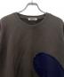 NKNIT (ンニット) pattern pullover sweat グレー：10000円