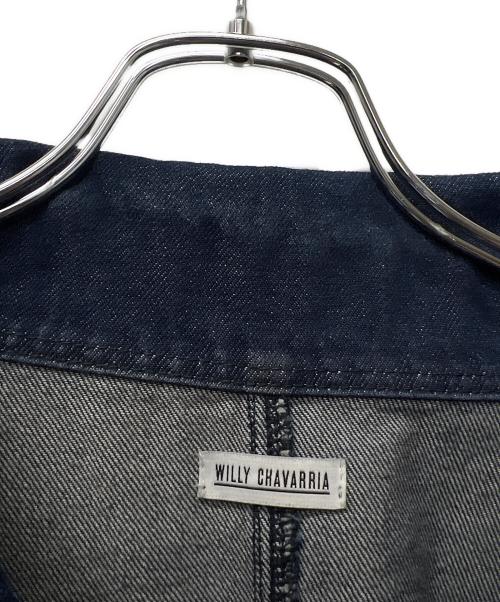 WILLY CHAVARRIA（ウィリーチャバリア）WILLY CHAVARRIA (ウィリーチャバリア) デニムジャケット ブルー サイズ:ＸＬの古着・服飾アイテム