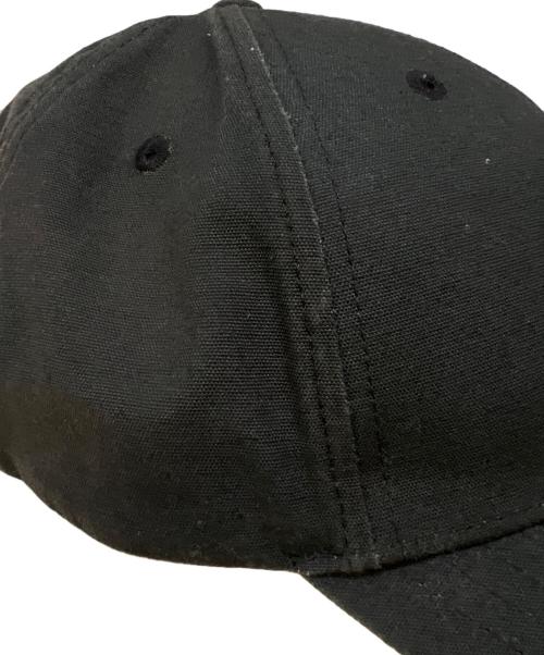 STONE ISLAND（ストーンアイランド）STONE ISLAND (ストーンアイランド) ベースボールキャップ ブラックの古着・服飾アイテム