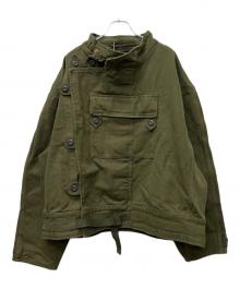Maden Workwear（メイデンワークウェアー）の古着「モーターサイクルジャケット」｜カーキ