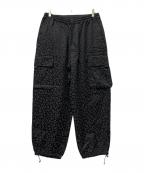 X-LARGEエクストララージ）の古着「EASY LEOPARD CARGO PANTS」｜グレー×ブラック