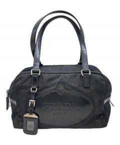中古・古着通販】PRADA (プラダ) ボストンバッグ ブラック｜ブランド