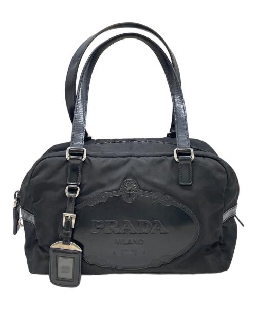 PRADA（プラダ）PRADA (プラダ) ミニボストンバッグ ブラックの古着・服飾アイテム