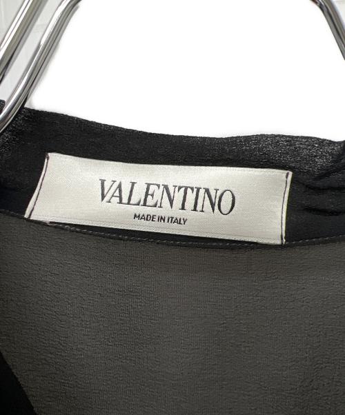 VALENTINO（ヴァレンティノ）VALENTINO (ヴァレンティノ) 長袖ブラウス ブラック サイズ:４０の古着・服飾アイテム