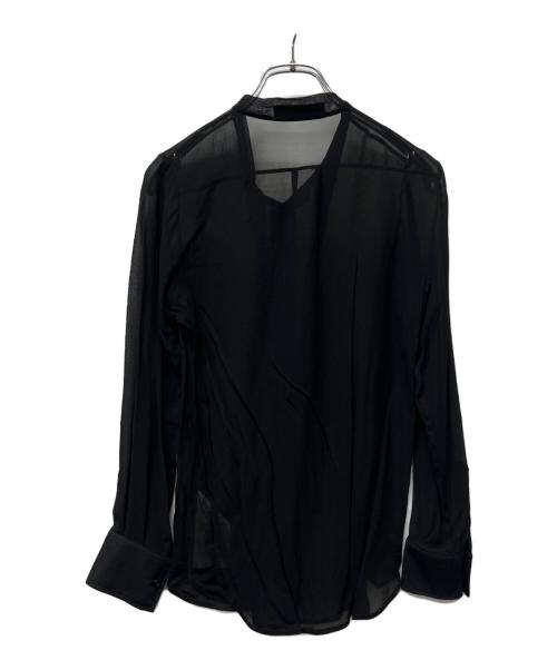 VALENTINO（ヴァレンティノ）VALENTINO (ヴァレンティノ) 長袖ブラウス ブラック サイズ:４０の古着・服飾アイテム