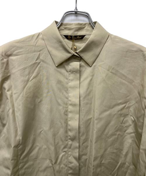 LORO PIANA（ロロピアーナ）LORO PIANA (ロロピアーナ) 半袖ロングシャツ ベージュ サイズ:３８の古着・服飾アイテム