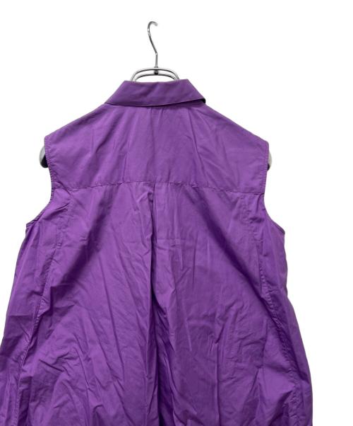 LORO PIANA（ロロピアーナ）LORO PIANA (ロロピアーナ) ノースリーブブラウス パープル サイズ:３８の古着・服飾アイテム