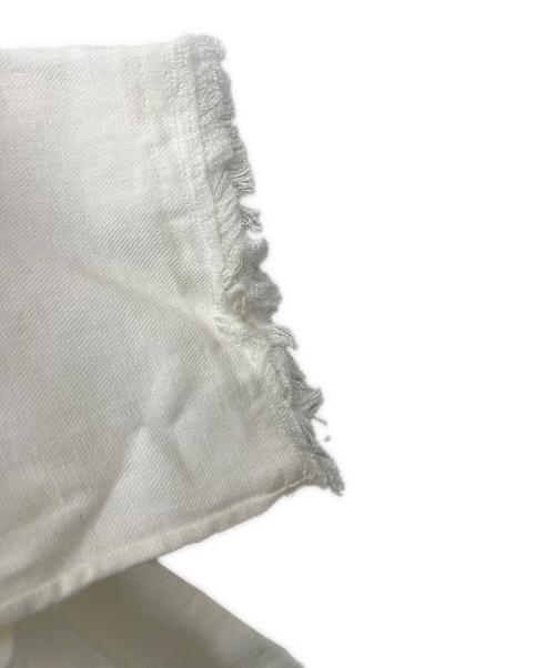 DRAWER（ドゥロワー）DRAWER (ドゥロワー) 半袖ブラウス ホワイト サイズ:３６の古着・服飾アイテム