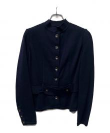 CHANEL（シャネル）の古着「パリボンベイニットジャケット」｜ネイビー