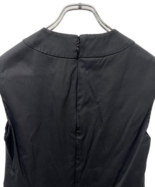 PRADA（プラダ）PRADA (プラダ) ノースリーブブラウス ブラック サイズ:３８の古着・服飾アイテム