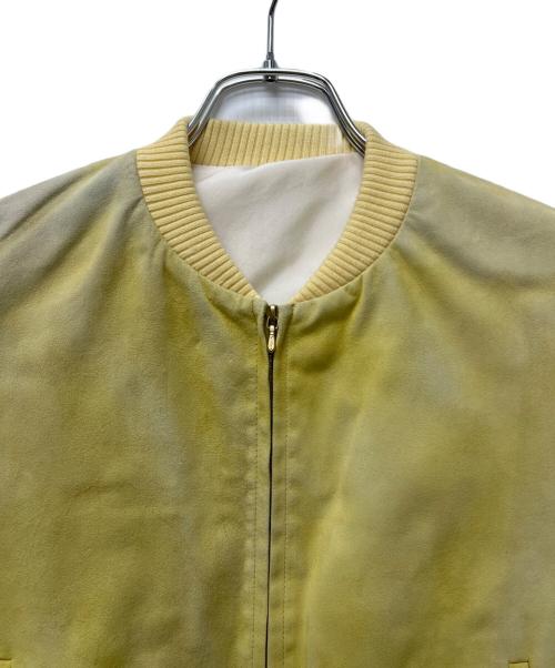 DRAWER（ドゥロワー）DRAWER (ドゥロワー) ジップブルゾン イエロー サイズ:36の古着・服飾アイテム