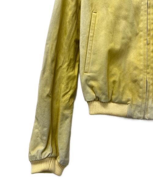 DRAWER（ドゥロワー）DRAWER (ドゥロワー) ジップブルゾン イエロー サイズ:36の古着・服飾アイテム