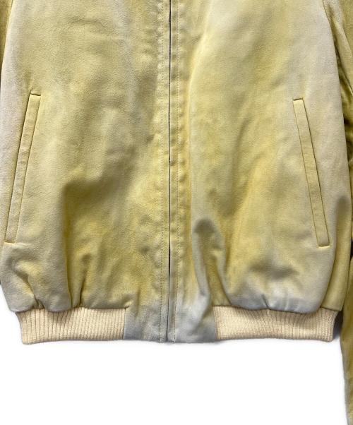 DRAWER（ドゥロワー）DRAWER (ドゥロワー) ジップブルゾン イエロー サイズ:36の古着・服飾アイテム