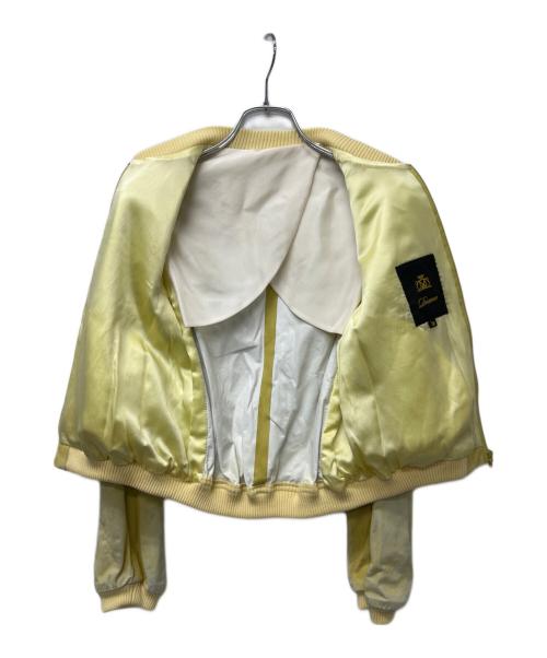 DRAWER（ドゥロワー）DRAWER (ドゥロワー) ジップブルゾン イエロー サイズ:36の古着・服飾アイテム