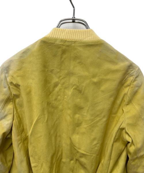 DRAWER（ドゥロワー）DRAWER (ドゥロワー) ジップブルゾン イエロー サイズ:36の古着・服飾アイテム