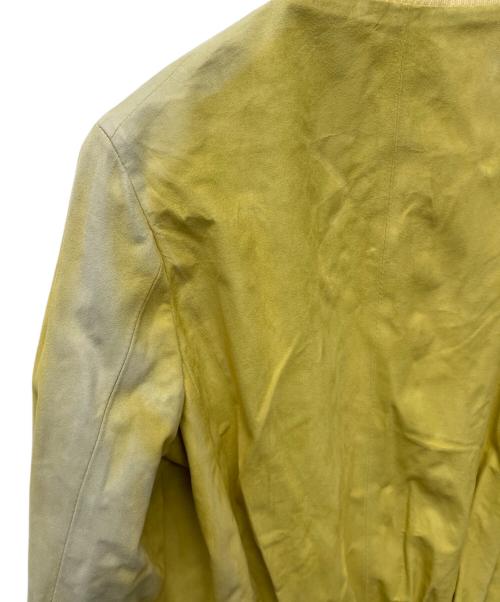 DRAWER（ドゥロワー）DRAWER (ドゥロワー) ジップブルゾン イエロー サイズ:36の古着・服飾アイテム