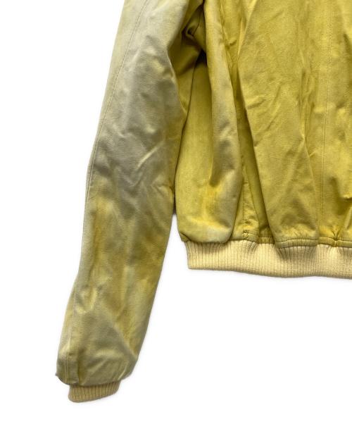 DRAWER（ドゥロワー）DRAWER (ドゥロワー) ジップブルゾン イエロー サイズ:36の古着・服飾アイテム